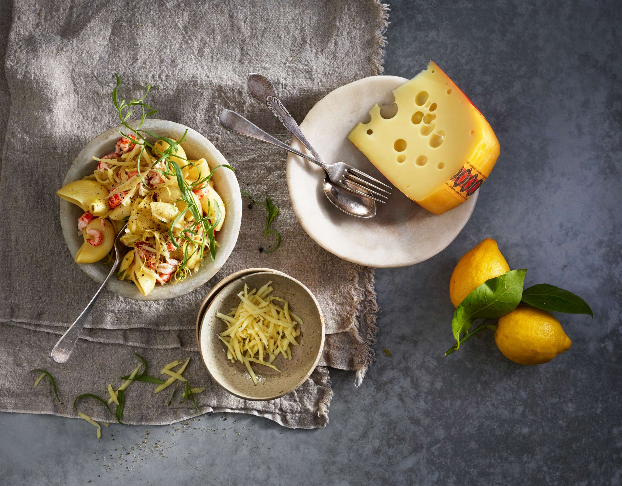 Cheese fondue with Jarlsberg® Jarlsberg